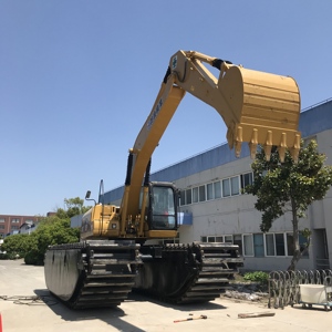 Excavadora Usada CAT 320CL Montada en Barco, Importada de Japón, en Venta, Alta Calidad, Buen Rendimiento, en Shanghái - Product Image 3