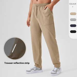 Pantalon long homme JAC22 F657 automne-<span class=keywords><strong>hiver</strong></span>, coupe ample, droit, décontracté, <span class=keywords><strong>pour</strong></span> activités de plein air, course à pied, séchage rapide, entraînement physique, motif uni - Product Image 5
