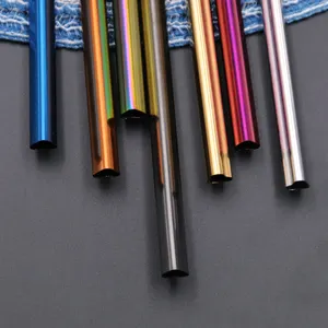 Hot Sale New Arrivals Heart Straw Stainless Steel Reusable Drinking Straws Eco Friendly Straw Brush