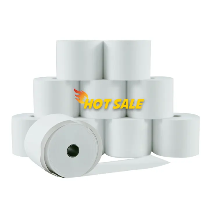 Carta per stampante termica bianca bianca bianca bianca bianca da 60*90mm per uso alimentare