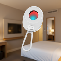 Détecteurs de caméras cachées-Détecteurs anti-espion portables avec éclairage LED et alarme de détection infrarouge Dispositif de détection de caméra espion