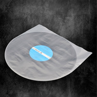 Transparente 12 "Vinyl Record Inner Sleeve CD Album Tasche aus Kunststoff für LP-Schutz