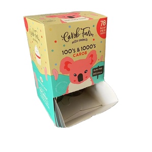 Custom logo Retail Counter paper cardboard case bar packaging box candy chocolate Cookie Nut Snack Stand PDQ display boxes