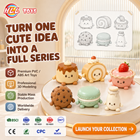 HLL OEM ODM Ensemble de figurines personnalisées sur le thème des desserts, décoration pour étagère de chambre et armoire, cadeau d'anniversaire pour les fans, avec logo