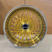 Jantes RCSR 20 22 24 26 pouces, forgées sur mesure, chromées et polies, 5x112 5x120 5x114.3, compatibles BMW Rolls-Royce avec couvercle flottant
