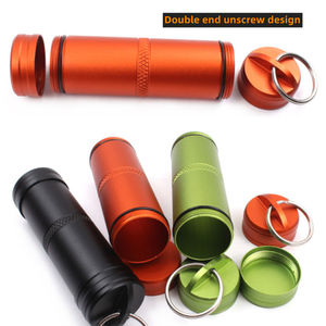 EDC-contenedor de cápsulas impermeables para pastillas, soporte de Medicina de campo para senderismo al aire libre, caja sellada de supervivencia, botella de maletero de almacenamiento - Product Image 5