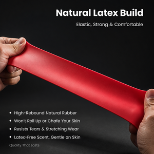 Bande de Résistance en Latex NR Caoutchouc Naturel Haute Élasticité Durable pour Entraînement de Force Fitness Personnalisé OEM Vente en Gros - Product Image 4