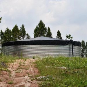 Tanque de Agua Galvanizado Personalizado para Techo, Silo de 20000-50000 Galones, Tanque de Agua Redondo de 10-500 Toneladas para Consumo, Riego o Extinción de Incendios - Product Image 3