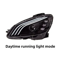Pour Mercedes-Benz Classe C W204, ensemble de phares améliorés, style Maybach, projecteurs LED, feux de jour, 12V