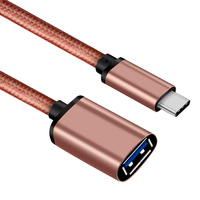 OEM marca ODM USB C a USB 3,0 adaptador USB C macho a USB hembra OTG Cable adaptador para MacBook Pro/Air, iPhone 16/Samsung Galaxy