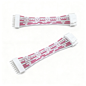 Cabo Eletrônico Personalizado UL2468 4 pinos 6 pinos 2468 com Isolamento em PVC, Chicote de Fios, Cabo Flat Ribbon Vermelho Branco Preto - Product Image 3