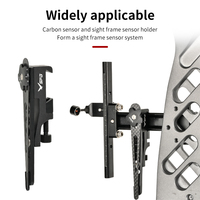 Base de montage STARCN pour clicker de tir à l'arc, support de plaque clicker étendu pour viseur d'arc classique, compatible avec la plupart des tiges de viseur de type T