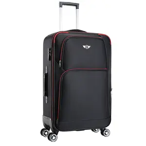 2024 популярная оксфордская ткань, дорожные сумки для багажа, чемодан с паролем, передний открытый чемодан на колесиках