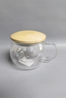 Tasse à thé à mur unique avec infuseur