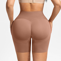 Waistdear Shorty Sculptant Sans Couture pour Femme, Effet Ventre Plat et Remonte-Fesses, Taille Mi-Haute, Entrejambe Antidérapant