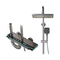 Mitigeur de douche multifonctionnel pour salle de bain, ensemble piano, robinets de bain et de douche eau chaude et froide avec jet doux
