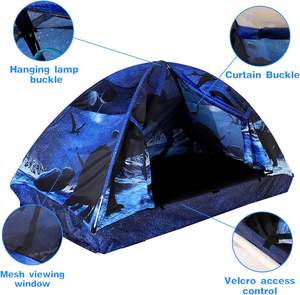 Cama Infantil Moderna con Diseño de Dinosaurio y Tienda de Campaña, Cama Individual de Madera para Niños - Product Image 5