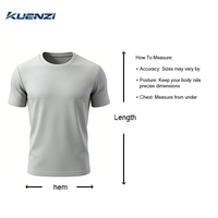 Camiseta para Hombre Kuenzi, Corte Regular, 230 g/m², 100 % Algodón, Duradera y Suave, OEM/ODM, Marca Privada, Pedido al por Mayor