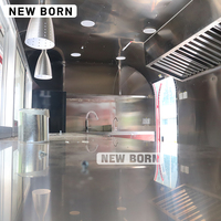 Avec équipement de cuisine complet Modulaire bon marché Food Truck Fournisseurs Entreprises offrant une agence exclusive Street Art Food Trailer