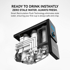 Sistema RO Elettrico OEM/ODM 1000GPD <span class=keywords><strong>a</strong></span> 7 Stadi Senza Serbatoio con Monitor TDS e Controllo Tramite App Smart Touch per <span class=keywords><strong>Acqua</strong></span> Domestica - Product Image 2