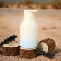 Emballage de luxe fantaisie en PET en forme de stylo 380 ml avec pompe à pression pour gel douche, désinfectant pour les mains, shampoing, après-shampoing, lotion, faux cils