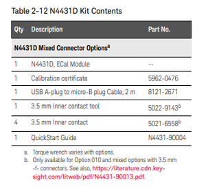 Module d'étalonnage électronique RF Keysight N4431D (ECal), jusqu'à 13,5 GHz, 4 ports - Product Image 5