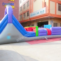 Structure gonflable d'extérieur pour jeux sportifs, parcours d'obstacles commercial combiné