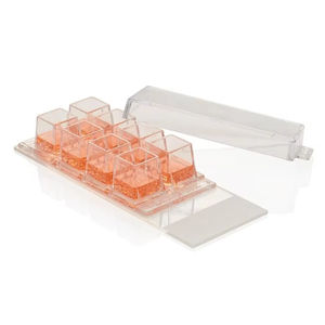 กล้องจุลทรรศน์ชีวภาพคุณภาพสูง 8 ช่องสไลด์ ยี่ห้อ Nunc Lab-Tek ทำจากแก้วโซดาไลม์ สำหรับงานถ่ายภาพ พร้อมอุปกรณ์เสริม IP53 โฟกัสแบบแมนนวล 15d - Product Image 1