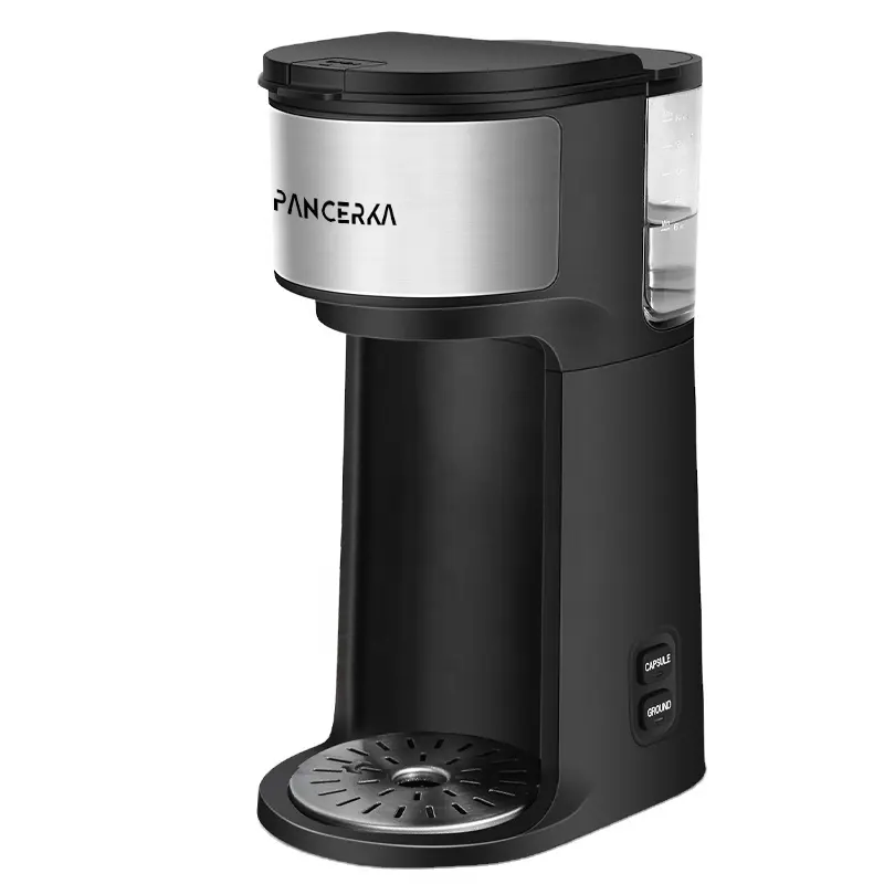 PANCERKA-Cafetera eléctrica multiporción 2 en 1, máquina de café de cápsulas, con inventario de existencias en EE. UU.