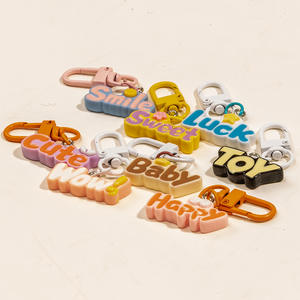 Llavero creativo con palabras en inglés, llaveros con signos de palabras populares para mujeres y hombres, bolso divertido a la moda, accesorios de regalo de joyería - Product Image 3