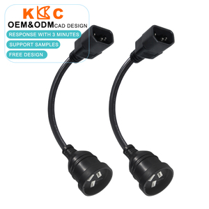 Cable de alimentación eléctrico de alta resistencia, enchufe de 3 clavijas a IEC C14 para CPU, PDU, servidor, computadora - Product Image 4