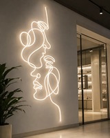 Enseigne néon LED personnalisée, logo lumineux sur mesure, enseigne néon personnalisée avec nom pour mariage, douche nuptiale, cadeau de pendaison de crémaillère, décoration