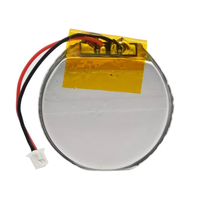 Batterie LiPo ronde 3,7 V 750 mAh 703533, cellule au lithium polymère de forme personnalisée avec fils pour étui d'écouteurs TWS, montre connectée