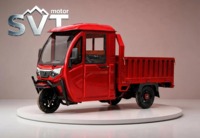 Tricycle cargo électrique 1500W entièrement fermé, 600 kg, 3 roues, avec climatisation et Bluetooth