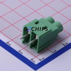 1714955 Screw Terminal Block Through hole Component (THT),P=6.35mm Connector 1x2P 6.35mm Green Through Hole - Product Image 2