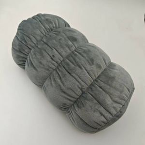 Coussin de soutien pour la nuque de voiture, gris, en peluche douce, pour siège de voiture, une paire, universel, utilisation quatre saisons - Product Image 2