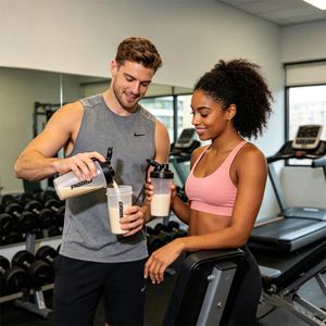 Botella Deportiva para Batidos 2026 con Impresión de Logotipo, Vaso Mezclador para Proteínas para Gimnasio - Product Image 6