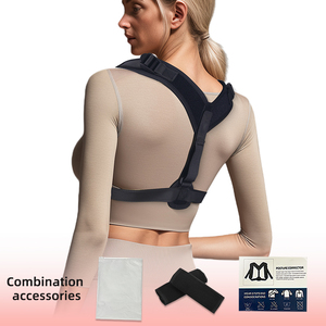 Correcteur de Posture en Néoprène Réglable <span class=keywords><strong>Ceinture</strong></span> de Correcteur de Posture de <span class=keywords><strong>Sport</strong></span> pour Épaule Supérieure et <span class=keywords><strong>Dos</strong></span> - Product Image 3