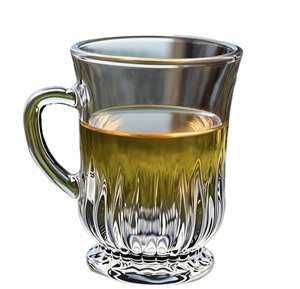 Wholesale Kanghailong Premium Quality 100ml Transparent Glass <b>Reusable</b> Eco-Friendly Durable Contemporary Design Tea <b>Cups</b> Stock - Product Image 1