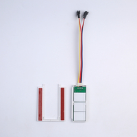 Interrupteur tactile intelligent à trois boutons 12V 5A 60W, luminosité réglable, fonction anti-buée, indice de protection IP22, portée de détection 1-5mm, salle de bain