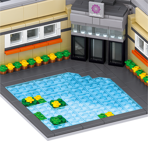 Đồ Chơi Kỹ Thuật Bằng Nhựa KLCC Petronas Tháp Đôi Khối Xây Dựng Thông Minh Khối Xây Dựng Đường Phố - Product Image 4