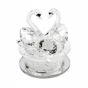 Cigni di Vetro - Decorazioni in Cristallo e Acchiappasole di Alta Qualità Senza Confezione - Product Image 2