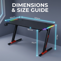 Table de compétition AOR Esports avec design ergonomique, expédition directe d'usine, matériaux écologiques, personnalisation DIY, bureau