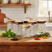 Bocaux en verre de stockage avec couvercles hermétiques et anneaux, bouteilles de fermentation et de mise en conserve, bocaux Mason à large ouverture 16oz 32oz 500ml 1000ml