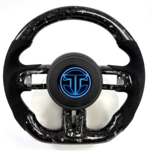 Volante Ligero Modificado de Fibra de Carbono Forjado para Ford Mustang V6 GT Shelby Series 2015-2023, Piezas Interiores para Autos <span class=keywords><strong>Deportivos</strong></span> - Product Image 6