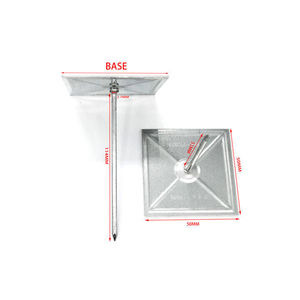 Clavo Común de Acero Industrial MPS |   Perno Autoadhesivo de Cabeza Plana Pulida de 2.7mm de Diámetro y 50x50mm de Vástago, Sin Soldadura, para Fijación de Metal - Product Image 4