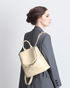 Wholesale Trendy Leather <b>Backpack</b> Purse for <b>Women</b> Vintage <b>Large</b> Capacity Lightweight Crossbody Bag Ladies Shoulder Bag - Product Image 1