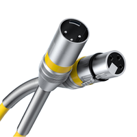 Câble audio-vidéo XLR 3/5 broches blindé en feuille de cuivre pur 22AWG, 5m, mâle-femelle, pour fabricants OEM et grossistes