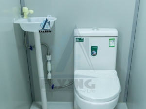 <span class=keywords><strong>Baño</strong></span> Prefabricado Individual, Combinación de Inodoro y Ducha Modular Portátil, Cabina de Ducha <span class=keywords><strong>para</strong></span> Exteriores, <span class=keywords><strong>Baño</strong></span> Público <span class=keywords><strong>para</strong></span> Campamentos, Eventos y Obras de Construcción - Product Image 4