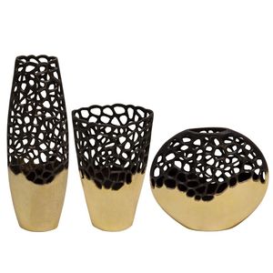 Vaisselle de vente chaude centres de table Vases à fleurs en aluminium pour décor de mariage Vases à trompette de sol en aluminium pour décor de mariage - Product Image 2